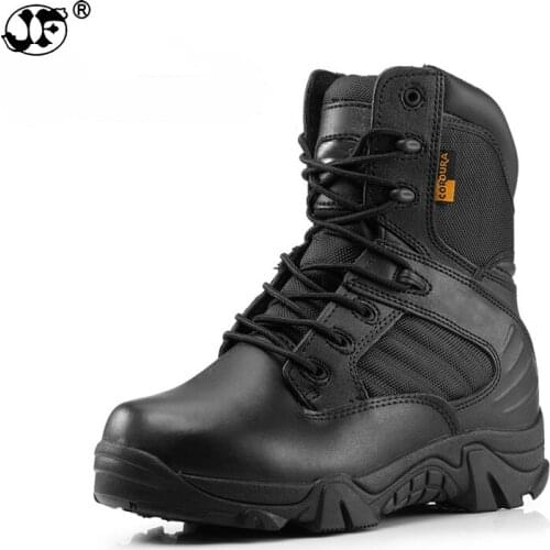 Men Military Tactical Boots Winter Leather Black Special Force Desert Ankle Combat Boots Safety Work Shoes Army Boots433