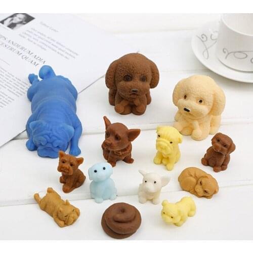 TPR Soft Gelatin Antistress Dog Toy Pug Puppy Squeeze Healing Fun Kawaii Reliever Fidget Toys Squishy Slow Rising Stress Relief