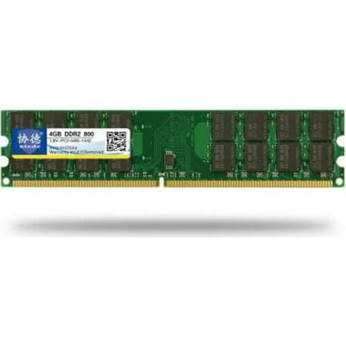 Brand Xiede Sealed DDR2 800 / PC2 6400 5300 4200 4GB 2GB 1GB Desktop RAM Memory compatible with DDR 2 800 667 533MHz PC RAM