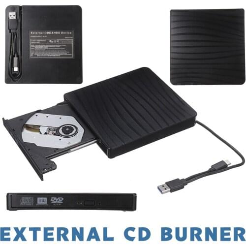 For PC Laptop Computer 1pc Slim External USB 3.0 DVD/CD Burner Writer Multi-functional Notebook Optical Drive Pohiks