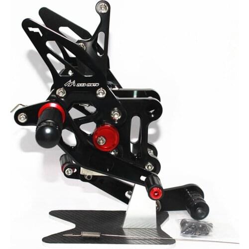 Full CNC aluminum Motorcycle footrest footpeg pedal Rearset Rear Set For SUZUKI GSXR1000 GSX-R1000 2017