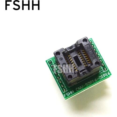 150mil SOP16 to DIP16 Programmer adapter SOP16 ic test socket Pin pitch 1.27mm.width 3.9mm 6.0mm