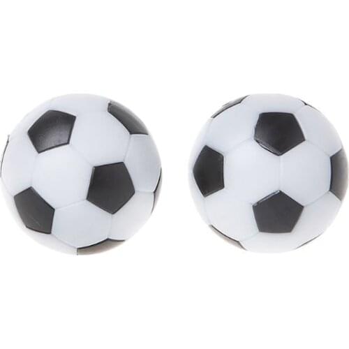 2pcs Resin Foosball Table Soccer Ball Indoor Games Fussball Football 32mm 36mm
