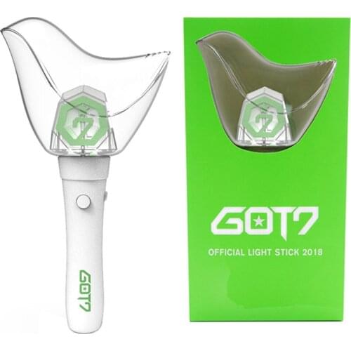 Kpop GOT7 World Tour Ver.1 And Ver.2 Light Stick Jackson Mark Concert Tour Light-up Lamp Stick Fanmade Gift Collection