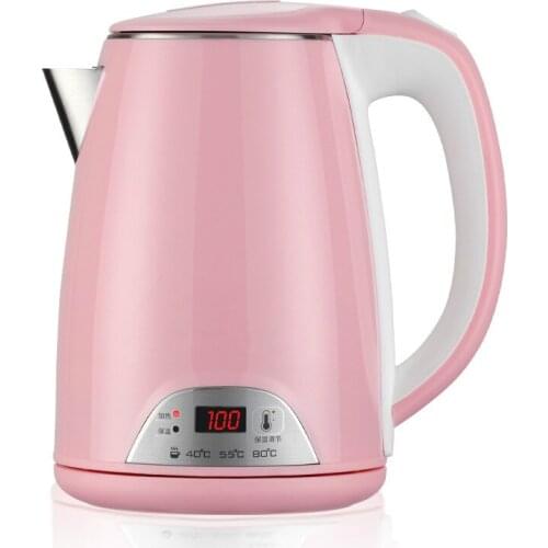 Bubble milk insulation display temperature thermostat 304 stainless steel electric kettle
