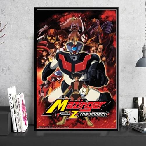 Mazinger Z Infinity Japanese HOT Movie Manga Anime Kids Gift Canvas Poster And Prints Painting Art Wall Pictures For Living Roo