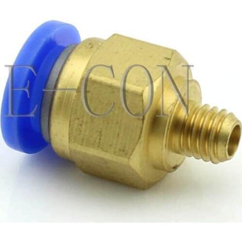 1 Pcs Air Pneumatic Quick Release Connector M6*1.0 Threaded metric 8mm Tube
