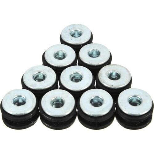 10Pcs Motorcycle Rubber Grommets Bolts For Honda Fairing Rubber Grommets Kit Washer Assortment Bolt Pressure Relief Cushion Kit