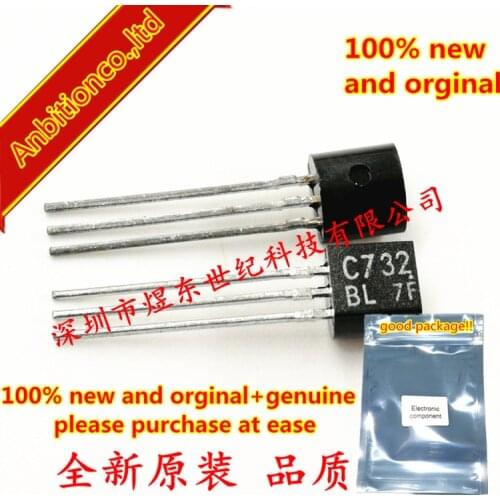 10pcs 100% new original 2SC732TM-BL 2SC732-BL C732-BL TO-92 in stock