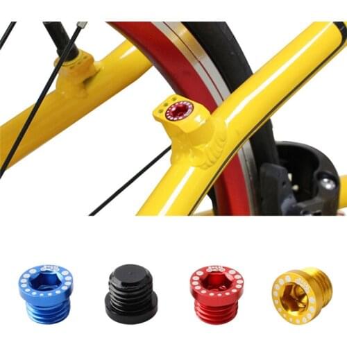 4pcs Mountain Bike Brake Screw Nut V Brake Screw M10 Ultra-light Installation Head Cap Bolts Nuts Turn Buckle Tools Bicycle Brak