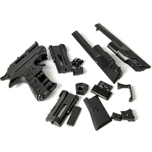 1:10 kids children toys building blocks gun model assemble pistol Desert Eagle