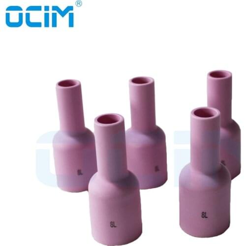 TIG Nozzle Ceramic Cup 57N74L NO8 For Welding Torch WP17 wp18 wp26