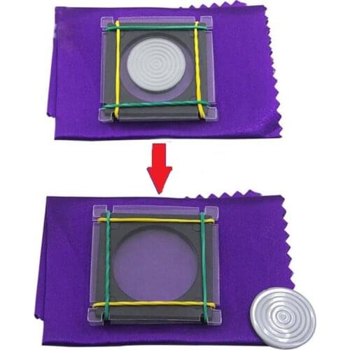 Coin Escape Magic Tricks Coin Disappear Magia Magician Close Up Gimmick Props Funny Classic Toy