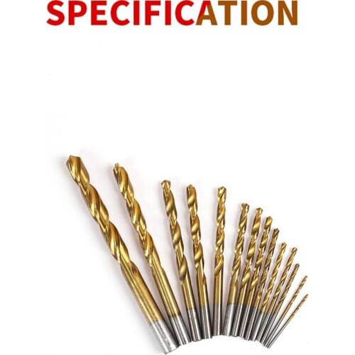 99PCS/Set Titanium Coated HSS Twist Drill Bits Set with Irom Storage Case 1.5mm-10mm, Straight Shank Drill Bit for Thin Iron