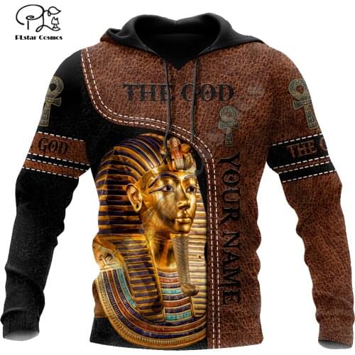 PLstar Cosmos NewFashion God Horus Egyptian Pharaoh Anubis Ancient Egypt Tattoo 3DPrint Men/Women Harajuku Jacket Zip Hoodies 11