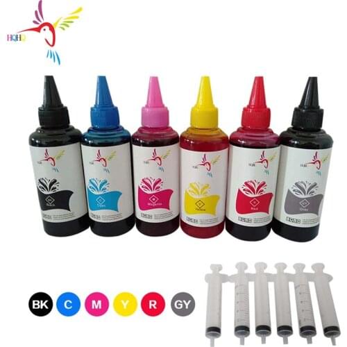 New Arrival 6 Bottles/Set Dye Sublimation Ink Heat Transfer Ink for Epson XP15000 XP15010 XP15080 Printer 100ml/Bottle