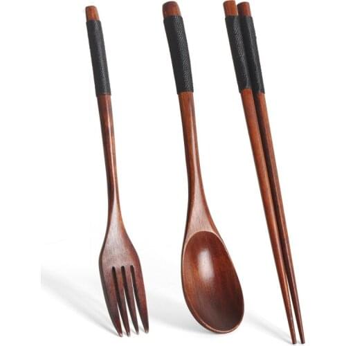 Chopsticks, Forks, Spoons Cutlery Set Wood Products Cutlery Tableware