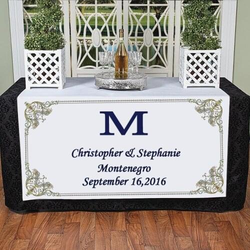 Personalized India Style Casamento Decoracao Manteles Para Mesa Wedding Reception Decoration table cloth rectangular