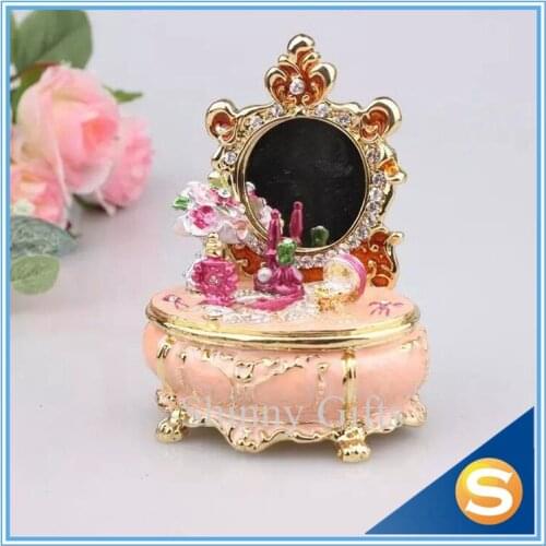 Modern Life Dressing Table Shaped Keepsake Box Retro Vintage Crafts Gifts Box