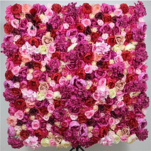 SPR MIX color Free Shipping High quality 10pcs/lot wedding decoration flower wall Artificial wedding backdrop flower road lead
