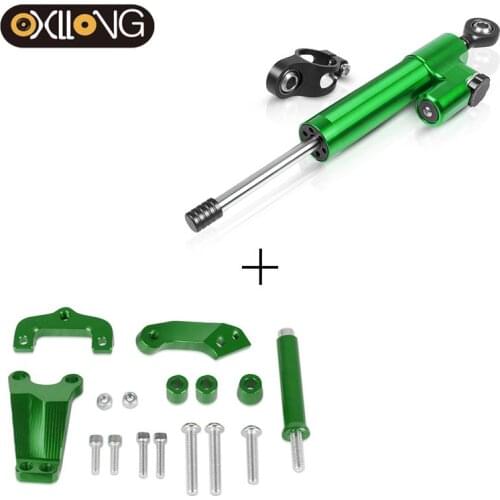 For Kawasaki ER-6N ER6N 2013 2014 2015 2016 Motorcycle Stabilizer Steering Damper Mounting Bracket Support Kit Safety Control