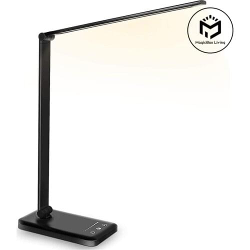 LED Desk Lamp with 5 Brightness Level 5 Lighting Modes Dimmable Eye-Caring Reading Desk Light for Home Office Table Lamp Lights