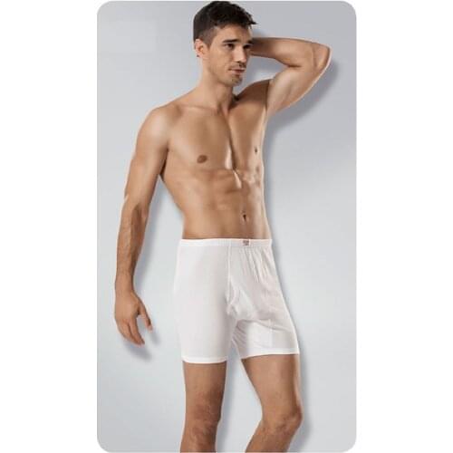Passion Underwear Luxry 100 Cotton Men 'S Briefs White Panties Long Boxer Package Made in Turkey 6 PCS