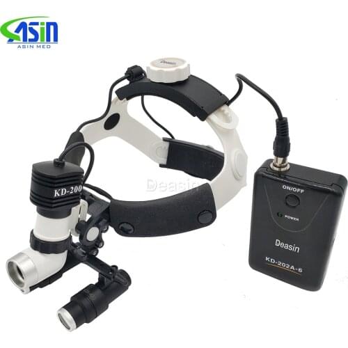 High Quality Medical loupes with 5W LED Good HeadLight Dental Surgical Loupe Magnifier 4.0X ,5.0X , 6.0X , 6.5X