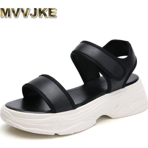 MVVJKE New cute student sandals women 2020 Sandal Woman ladies platform beach Sport sandals summer outdoor big sneakers women