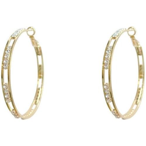 POTCET Korea 2021 Fashion Trend Ladies Circle Temperament Earrings Geometric Trend Simple Retro Earrings Jewelry Free Shipping