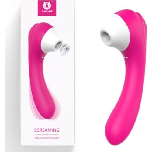 Women Vagina Sucking Dildo Vibrator 10 Speed Vibrating Sucker Oral Nipple G-spot Clitoris Stimulator AV Massage Stick Sex Toys