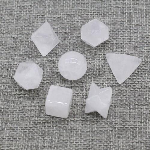 7Pcs Natural Stone Loose Beads Irregular White Jades Whiskey Beer Red Wine Keep Your Drink Cold Long