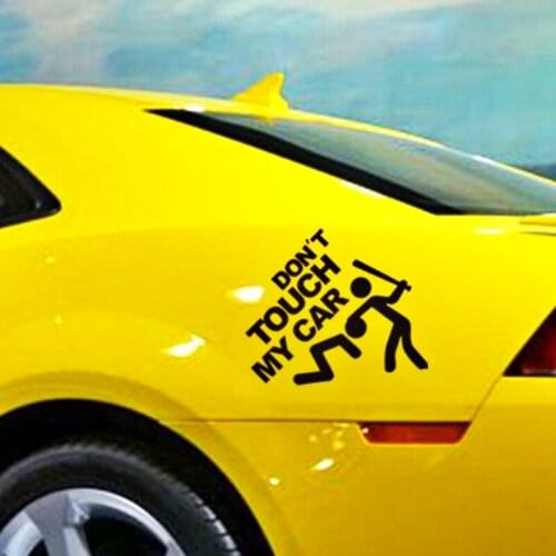 Aliauto Car Accessories Don't Touch My Car Stickers Reflective Decal for Chevrolet Captiva Niva Aveolacetti Sonic Spark Cruz