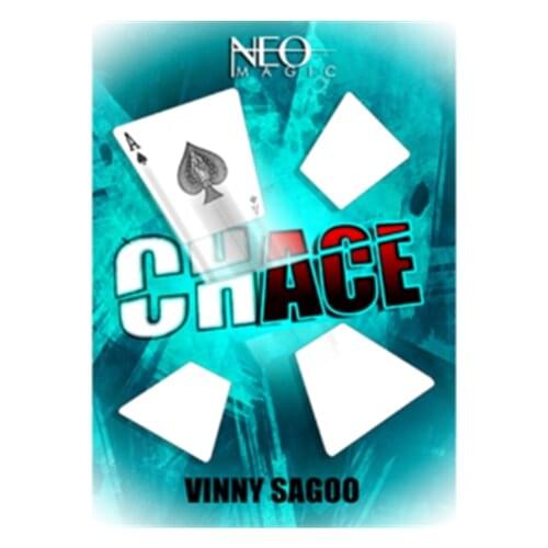 CHACE (Gimmick and Online Instructions) by Vinny S Card Magic Tricks Illusions Close up Magic Props Magician Poker Magia Visual