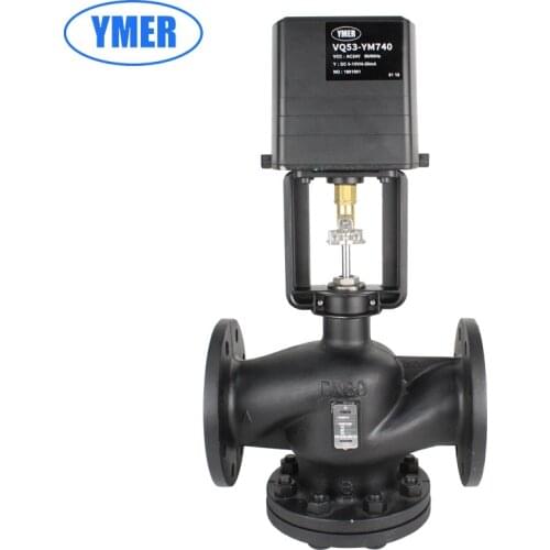 Flange High Temperature Steam Electric Proportional Regulating Valve,0-10V