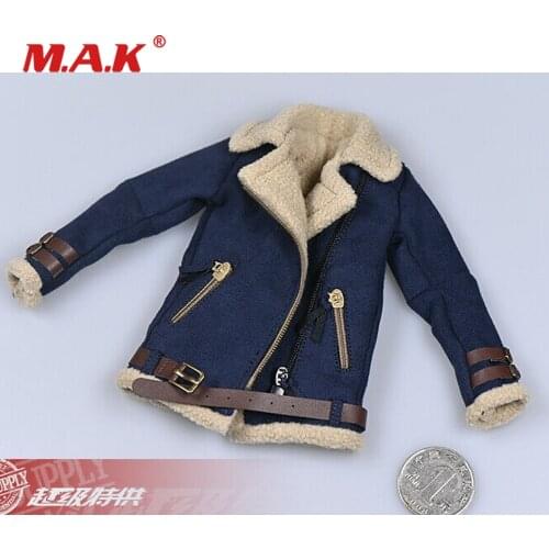 1/6 Lambskin jacket Coat Clothes Suit Fit 12'' PH TBL Female Figure Body Model