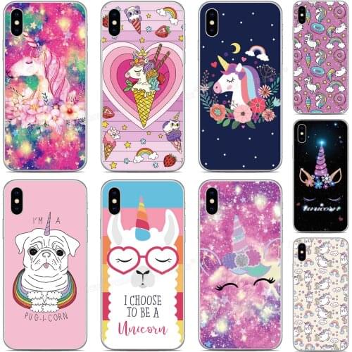 Soft Silicone Rainbow Unicorn Cover For Oukitel C23 C22 C21 C19 C18 K6000 C17 C16 C15 C13 Pro K9 U20 Plus Y4800 Phone Case