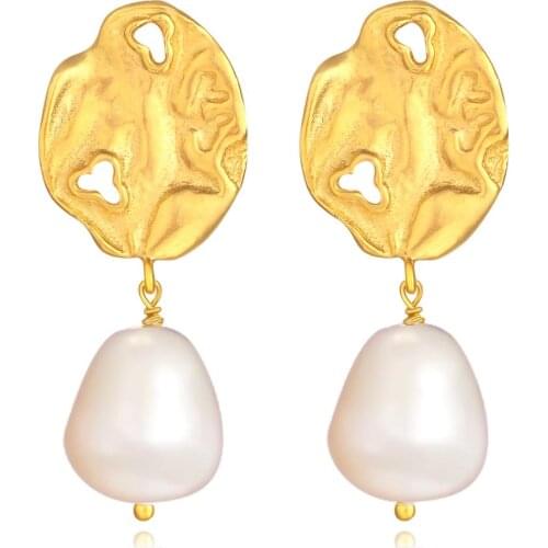 New Arrival Classic Flower Simulated Pearl Crystal Long Drop Earrings For Women Statement Female Brincos Fashion Jewelry