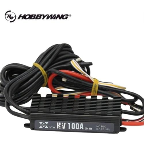 Original Hobbywing XRotor Pro 100A HV V3 Electronic Speed Controller supports 6S-14S Lipo for Multicopter or Agricultural Drones