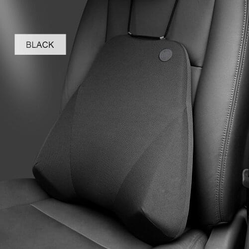LOEN Car Seat Back Support Neck Pillow Cushion Seat Cover Headrest Waist Lumbar Pillow Nap Pads Car Care Memory Foam For All Car