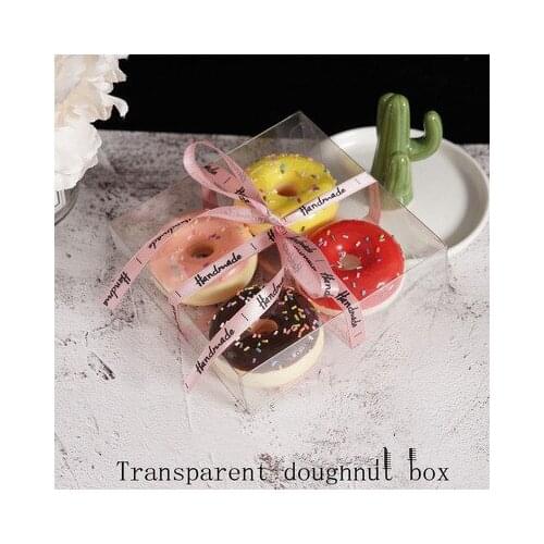 10pcs Transparent Cupcake Box Big Size Wedding DIY Handmade Cake Decoration Package Supplies Baby Birthday Party