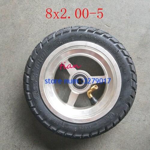 Size 8X2.00-5 wheel hub for Pocket Bike MINI Electric Wheelchair Motor Tubeless Tyre