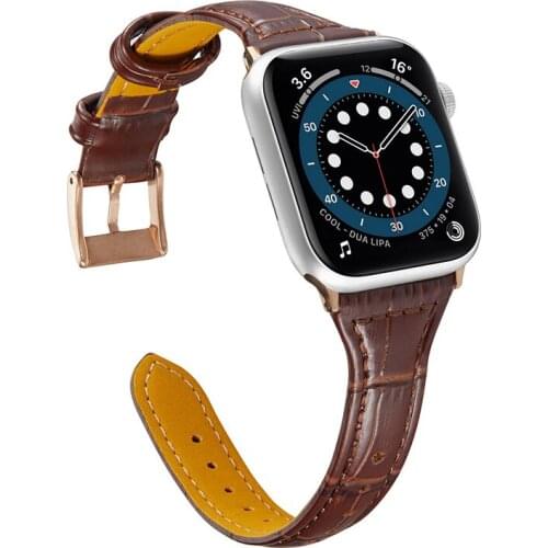 Rivet Genuine Leather Strap for Apple Watch Band 44mm 40mm 42mm 38mm Womens Bracelet iWatch Series 6 SE 5 4 3 2 1 Wristband belt