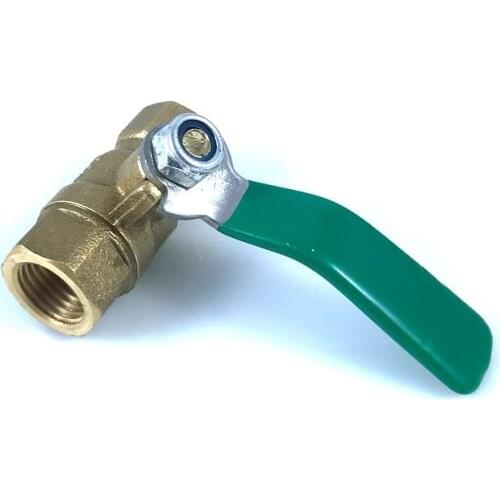 1/4'' Ball Valve Brass Female to Female Thread Connector Water Gas Tap