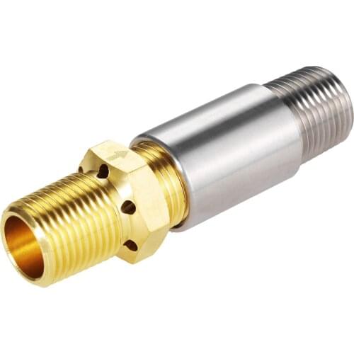 Liquid Propane Gas Fire Pit 1/2"" LP Air Mixer Mixture Valve,Stainless Steel & Solid Brass,High Capacity 90K BTU Fireplace Parts