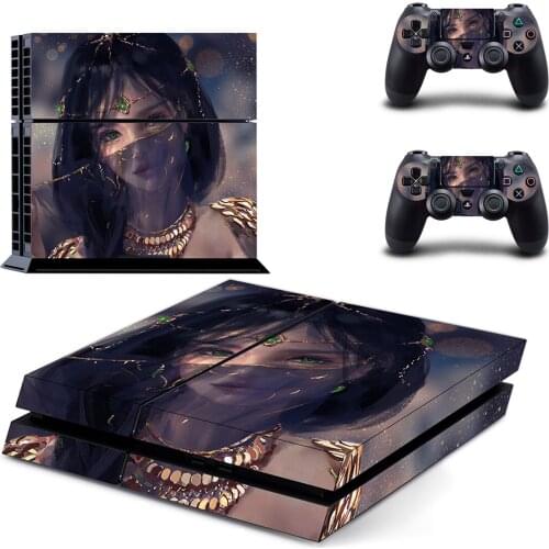 Knife Book Style PS4 Skin Sticker for Playstation 4 Console & 2 Controllers Decal Vinyl Protective Skins Style 1