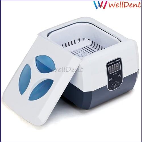 Dental Ultrasonic Cleaner Digital Display Portable Dental Jewelry Watch Cleanser Machine Cleaning Machine Stainless Steel