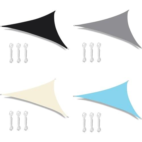 Heavy Waterproof Shade Sail Sun Canopy Cover Triangle Summer Camping Tent Gazebo Garden Yard Awnings Car Sunshade Cloth Summer