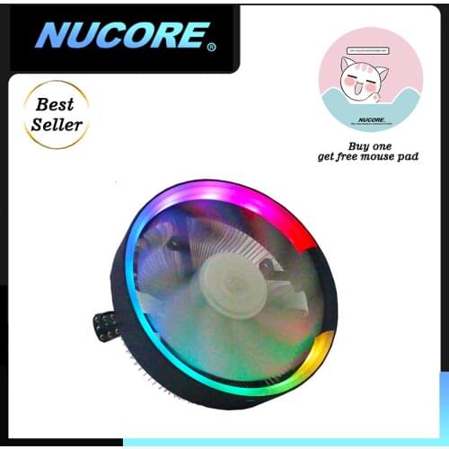 NUCORE Crescent is Designed with an aluminum base intel 1155 1156 amd cpu cooler