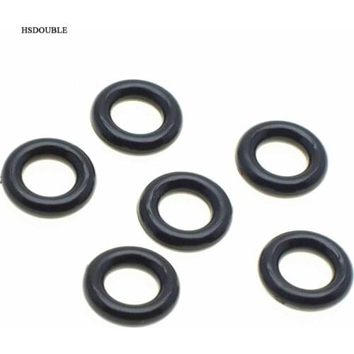 1000pcs/pack 13/64"(5mm) Inner Dia. Plastic O Ring Circular For Apparel Garment Sportwear Rope Riband